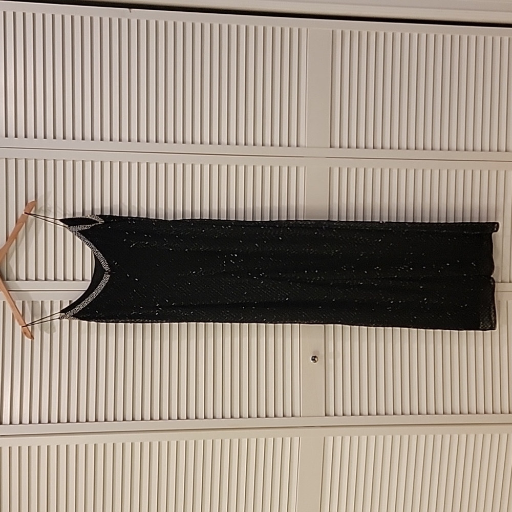 MacDuggal black sequin dress